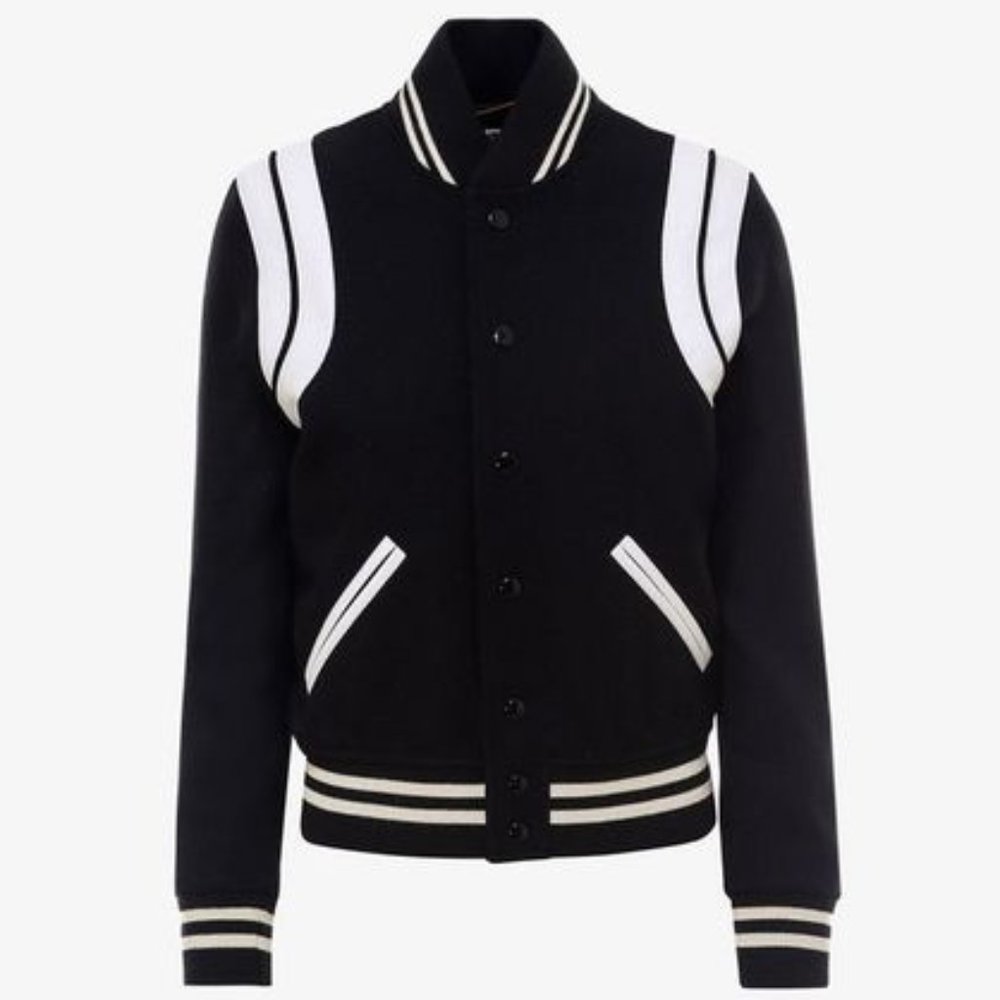 SAINT LAURENT TEDDY IN WOOL Sz 34 (XS) NWT